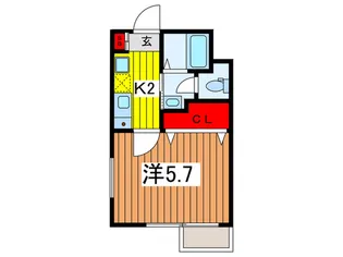 ルーチェ大宮【3階】の間取り