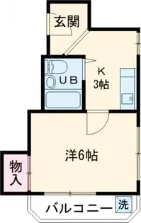 大杉マンション【1階】の間取り