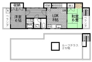 ヴィルヌーブ下鴨【3階】の間取り