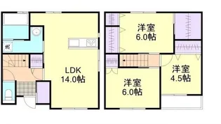 アンジュール A棟の間取り