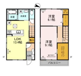 ルミエール北河堀の間取り