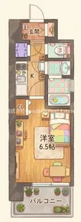 LUMINOUS三国本町【10階】の間取り