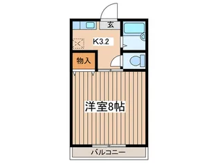プロスパー向ヶ丘【1階】の間取り
