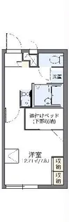 レオパレスeggplantII【2階】の間取り