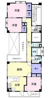 ビーエフビル【2階】の間取り
