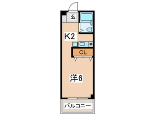 ライフモリ1号館【3階】の間取り