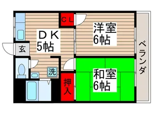 エンゼルハイツの間取り