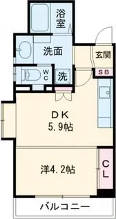 ステーションフロント都立大学【3階】の間取り