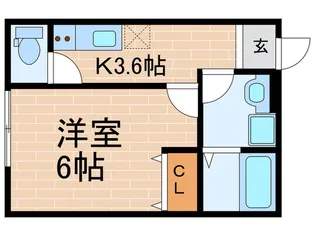 リープラス大久保【2階】の間取り
