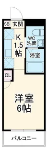 ウッドハウス西大宮【2階】の間取り