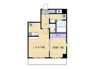 ラヴィエント南千住III【2階】の間取り