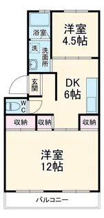 サンハイツ諏訪前【3階】の間取り