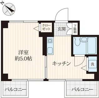 エスポワール新小岩【9階】の間取り