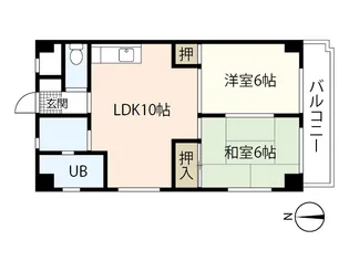 ローベンハイム永井【3階】の間取り