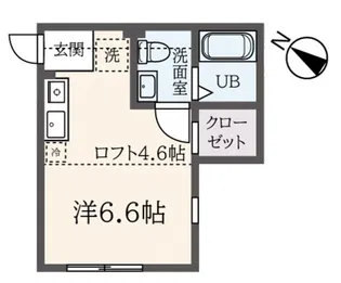 アルカディア横浜【2階】の間取り