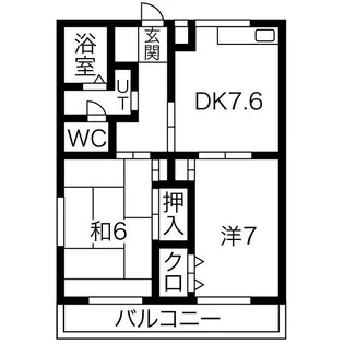 トルースハイツ【3階】の間取り
