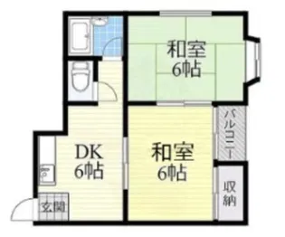 プレアール香ヶ丘【2階】の間取り