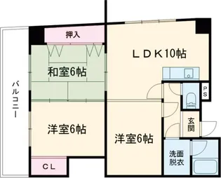 つるやビル【3階】の間取り