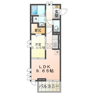 スカイ【1階】の間取り