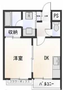 サンヒルズ向原【2階】の間取り