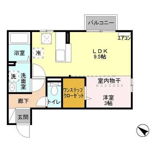 リッツ B【1階】の間取り