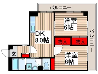 ADVANCE矢作【1階】の間取り