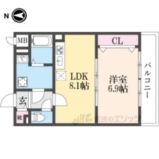 SUN【3階】の間取り