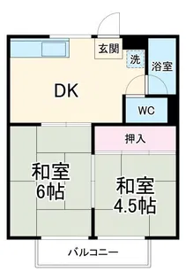 イヤーコート上豊田 C【2階】の間取り