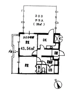 コリーヌ緑が丘 A棟【3階】の間取り