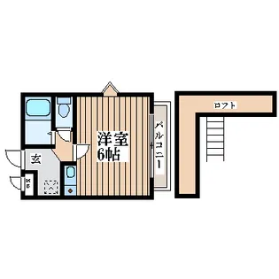 宮城県仙台市泉区南光台3【アパート】の間取り