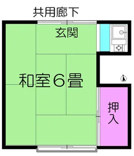 水林荘【2階】の間取り