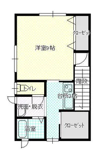 メイプルハイツII【2階】の間取り