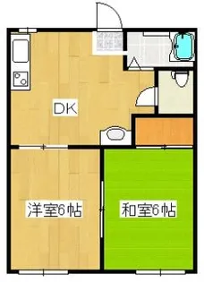 ハイツロゼ【2階】の間取り