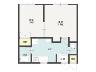 ロイヤルヒルズWakatake(2月末退去予定)【1階】の間取り