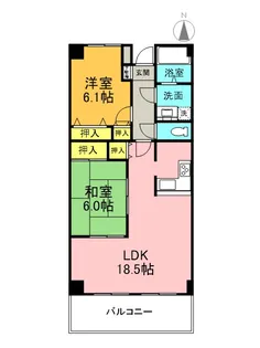 モバマンション【4階】の間取り