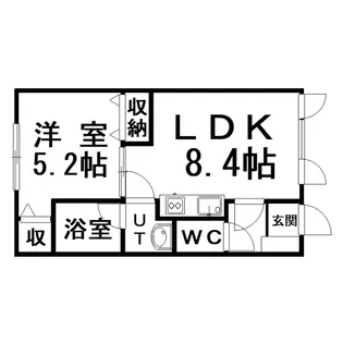 ウェルカムサトウ6【1階】の間取り