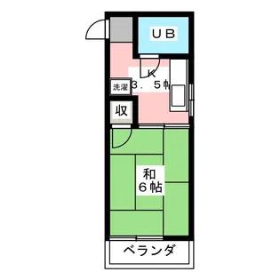 イムーブル偕山【2階】の間取り