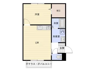 ジュネスK【1階】の間取り