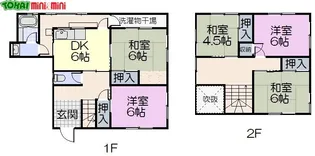 三重県松阪市鎌田町【一戸建】の間取り