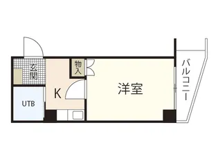 セイント安芸【4階】の間取り