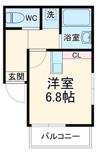 OZ三橋(オズミハシ)【1階】の間取り