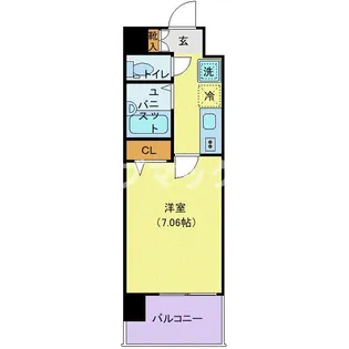 東京都品川区南大井6【マンション】の間取り