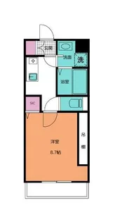パルティーレ島之郷【2階】の間取り