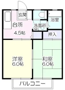 宮城県仙台市太白区富沢3【アパート】の間取り