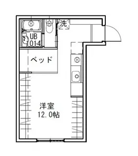 広島県広島市西区草津東3【アパート】の間取り