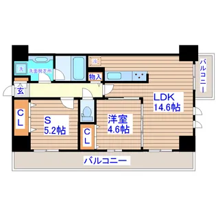 グレイスコート・アイエス【1階】の間取り