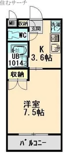 ユーミー日愛マンション【2階】の間取り