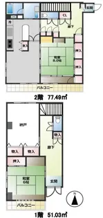 アヴニール23【1階】の間取り