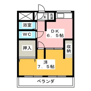 ブランドール 北棟【3階】の間取り