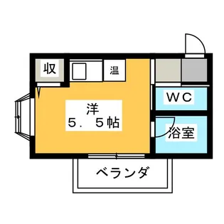 ルミエール城山【1階】の間取り